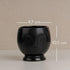 Black Human Face Ceramic Planter - The Earth Store - Vase